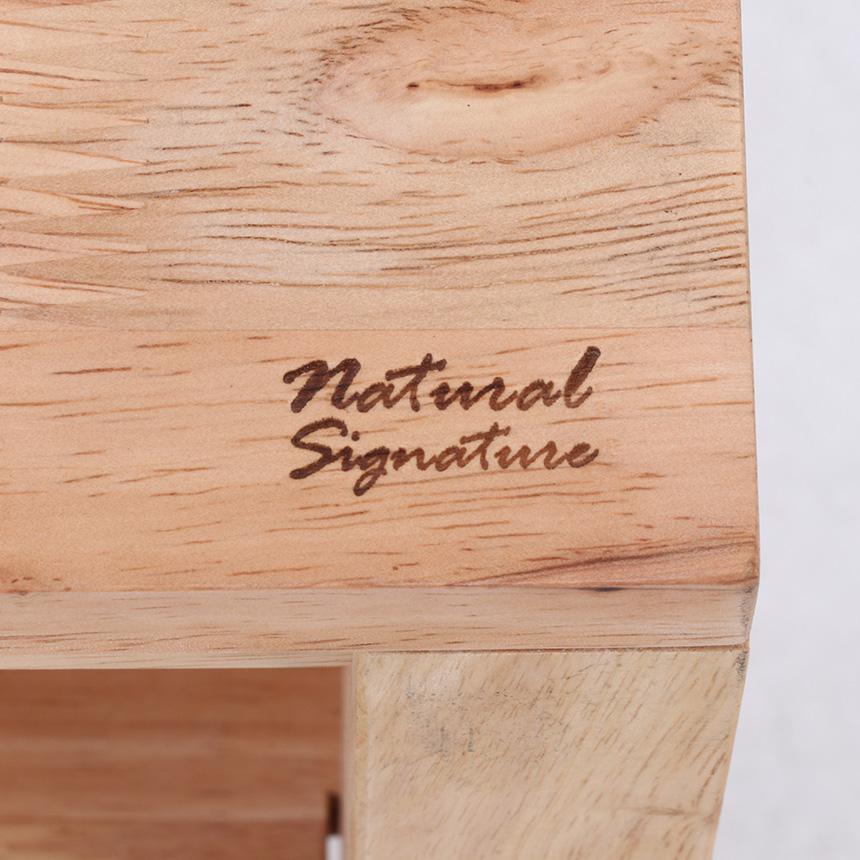 玄関 ベンチ 収納 Natural Signature 天然木 玄関ベンチ 収納付き