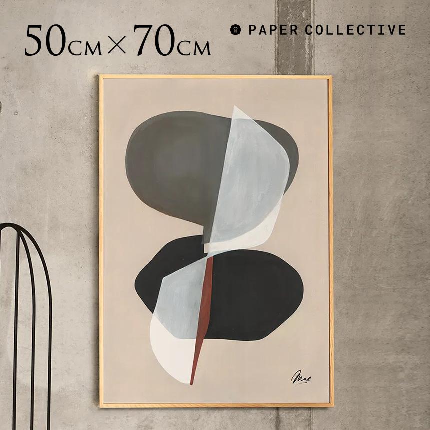 Paper Collective アートポスター コンポジション01 抽象画 50×70cm