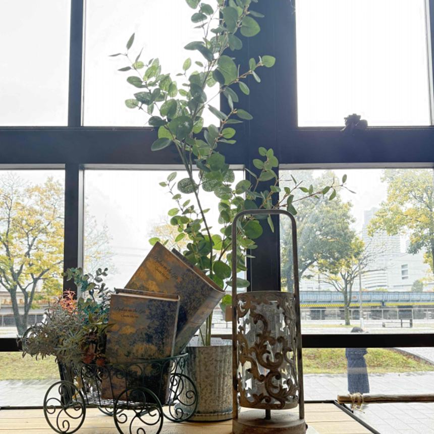 フェイクグリーン 鉢植え 観葉植物 鉢付き ポット ユーカリ ツリー