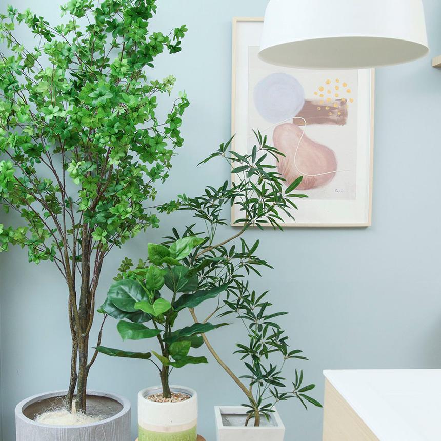 観葉植物 鉢植え フェイクグリーン 鉢付き フェイクグリーン(観葉植物) 鉢付き ツリー マグノリア ポット フラワー・ガーデニング