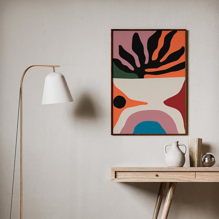ペーパーコレクティブ アートポスター 情熱の国の植物 Flora 50×70cm