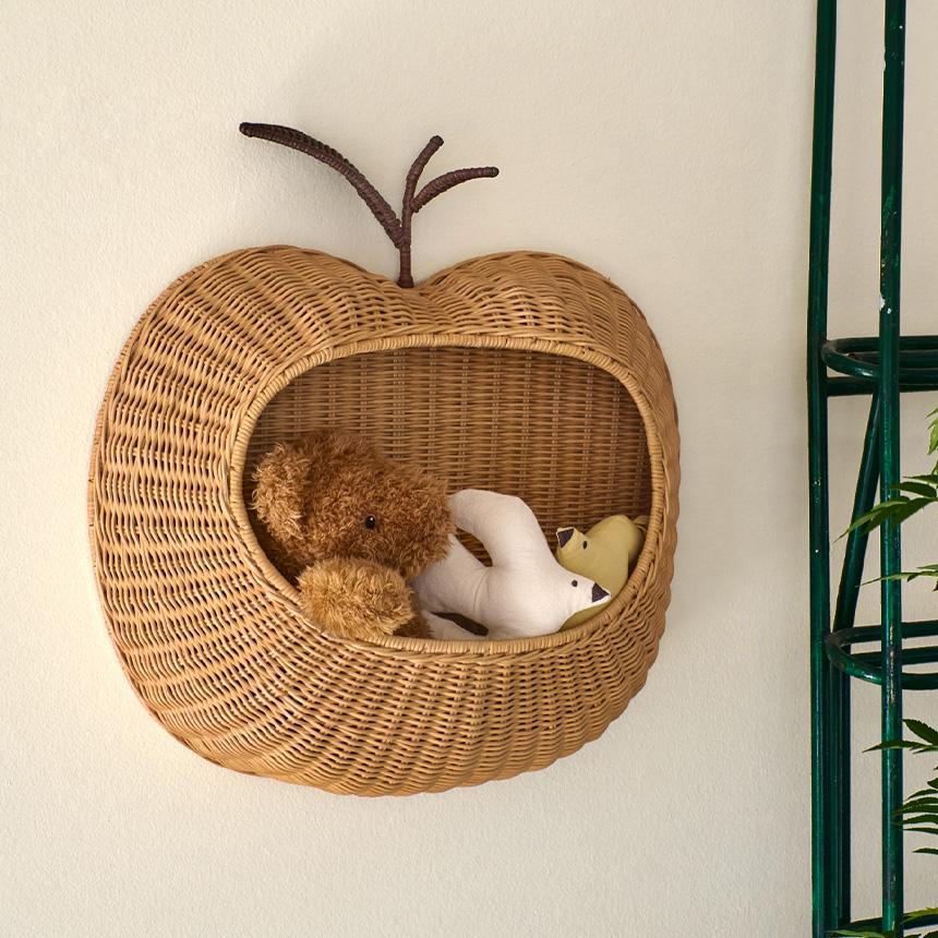 ferm LIVING ウォール ベース ferm LIVING ファームリビング Apple Braided リンゴのカゴ ウォール