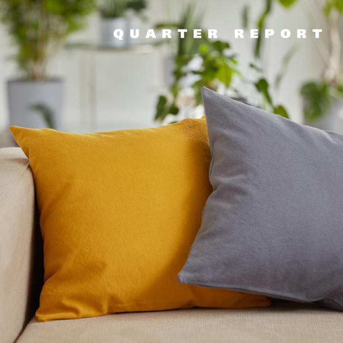 Quarter Report クッションカバー エイジ Age 45 45cm 帆布 メンズ おしゃれ バイオウォッシュ かっこいい 人気ブランドの ヴィンテージ 便利