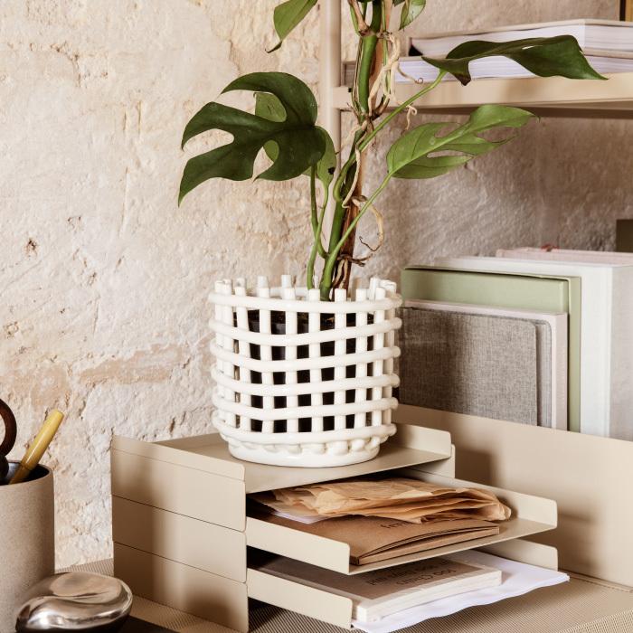 ferm LIVING/ファームリビング CERAMIC BASKET S/セラミック ferm LIVING/ファームリビング CERAMIC BASKET S/セラミック