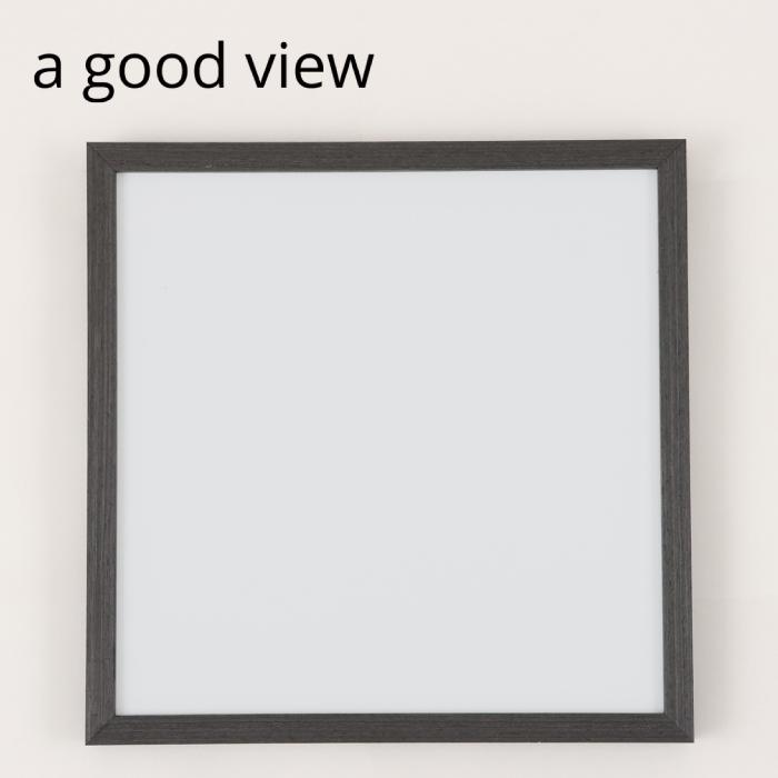a good view フレーム チャコール 30×30cm ポスターフレーム アートフレーム 木 額 ウォールデコレーション おしゃれ