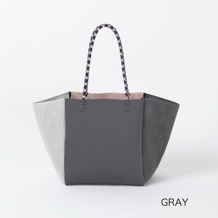 Tricote TRICOTE / トリコテ SIDE MESH TOTE BAG W28×H28×D18cm サイド 