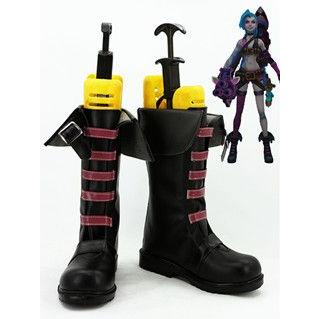 コスプレ靴 League of Legends Loose Cannon Jinx コスプレブーツm1795