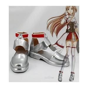 コスプレ靴 ソードアート・オンライン アスナ Asuna コスプレブーツ オーダーサイズ製作可能m3088｜gargamel-store