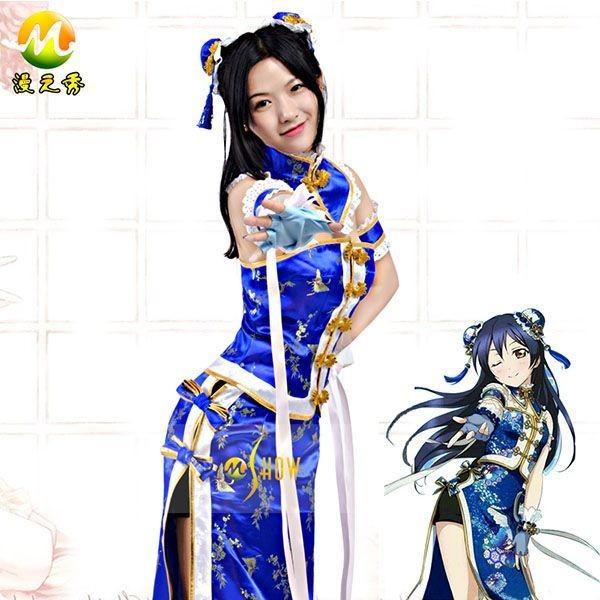 Love Live! ラブライブ! 覚醒版学園女子チャイナドレスメイド服 園田海
