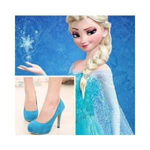 コスプレ靴   アナと雪の女王 Frozen  プリンセス エルサ コスプレブーツwh1｜gargamel-store