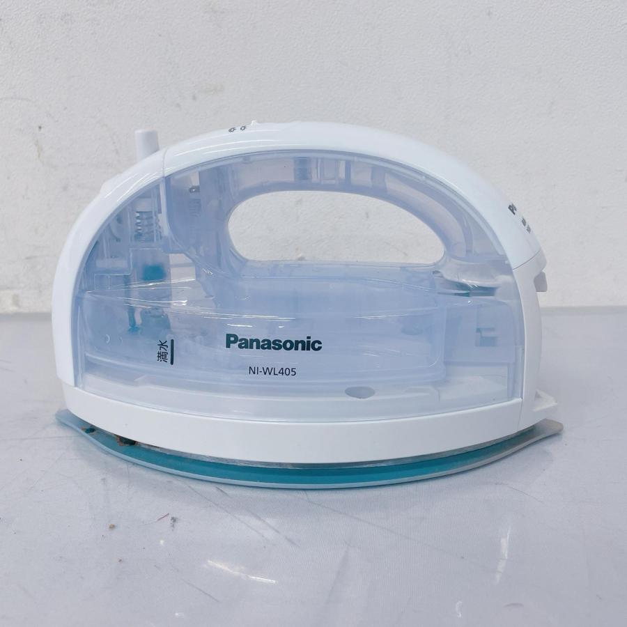 Panasonic パナソニック スチームアイロン NI-WL405-W 小型家電 中古