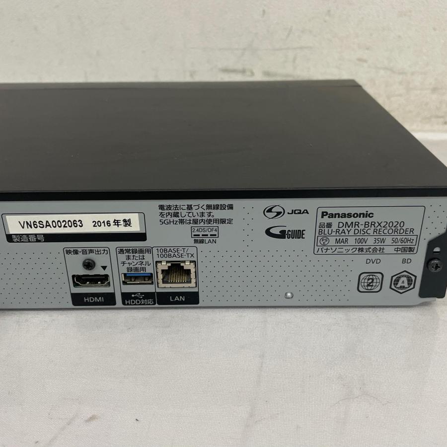 Panasonic DMR-BRX2020 ブルーレイレコーダー 動作品 動作良好 Panasonic DMR-BRX2020 ブルーレイレコーダー 全録 Amazon