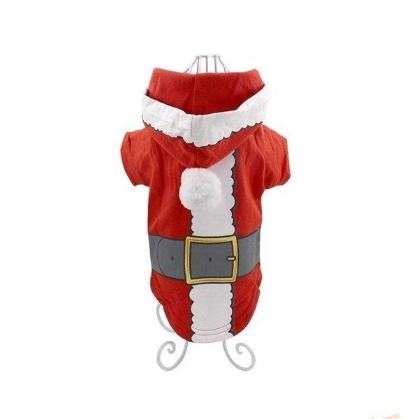 お歳暮 犬 服 ドッグウェア 秋冬 クリスマス サンタ おしゃれ ペット服 トイプードル 面白い ワンタクロース 帽子付き パピー チワワ ダックス Wantannas Go Id