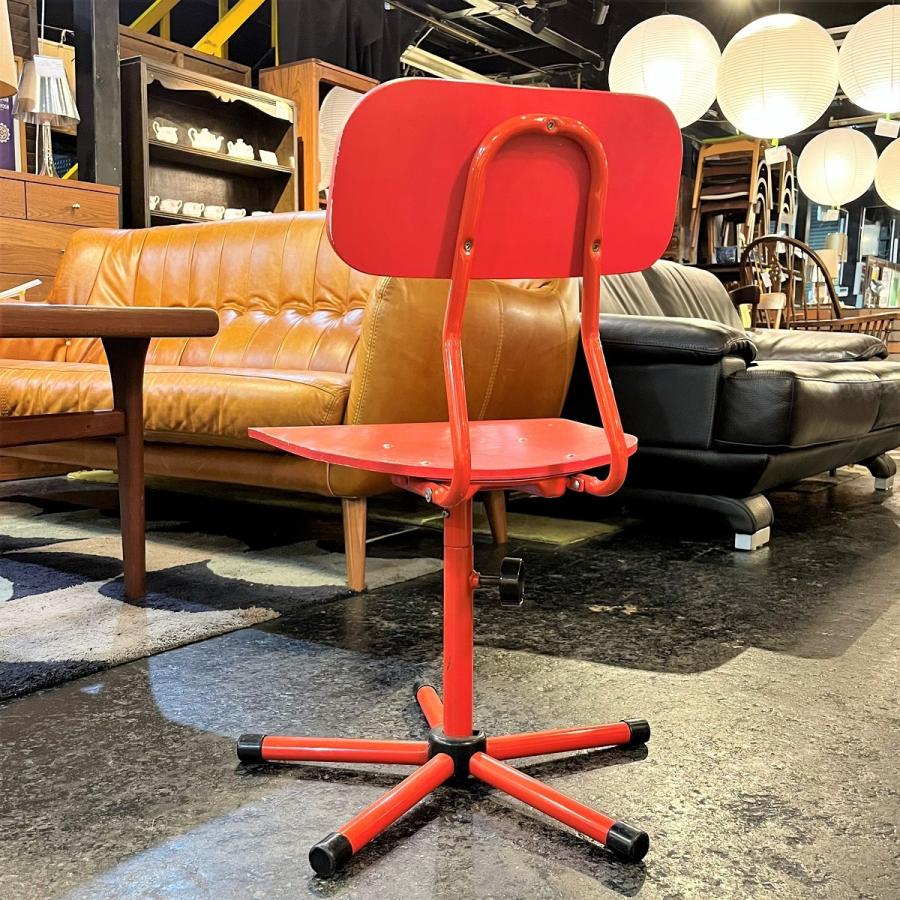 アクタス/ACTUS キッズチェア レッド 赤 高さ調節可能 椅子 チェア 
