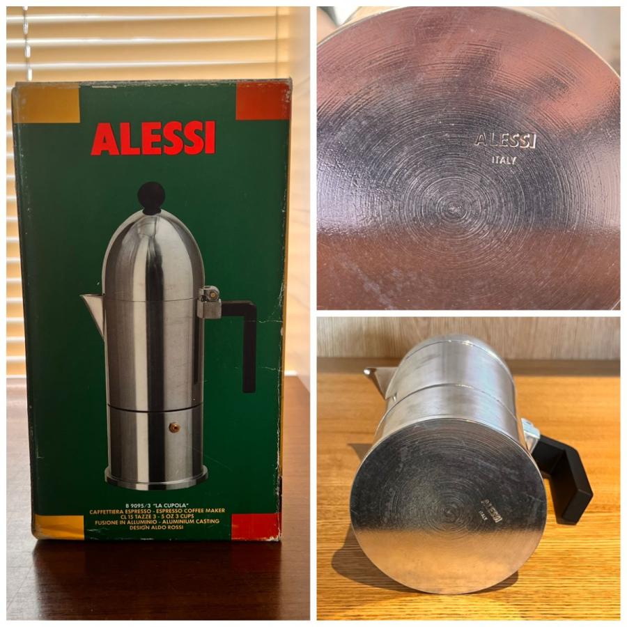 ALESSI（アレッシィ） エスプレッソメーカー B9095/3 黒 ブラック LA
