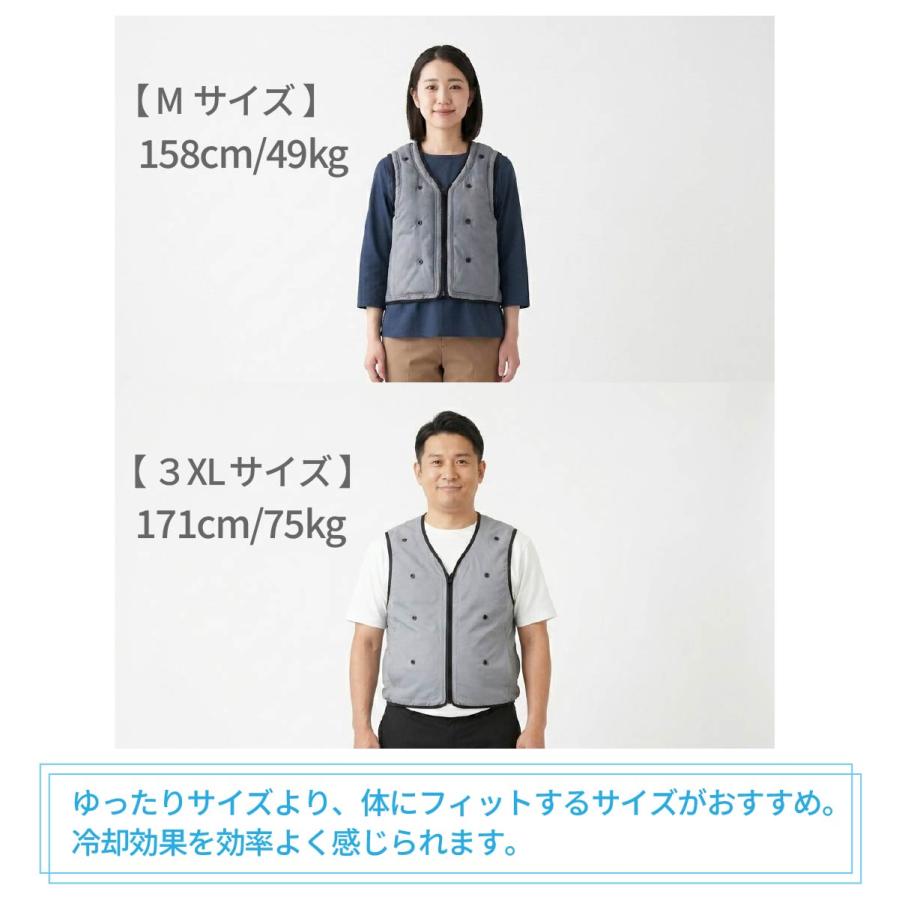 冷却ベスト 水冷ベスト 気化熱 冷感ベスト 水冷服 バッテリー不要 保冷