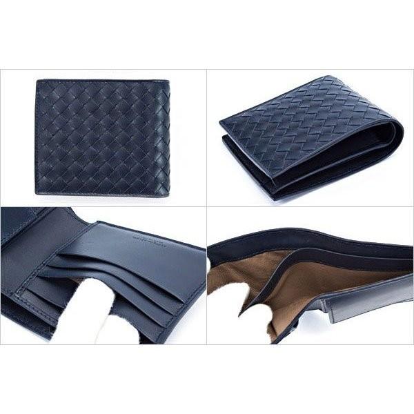 ボッテガ 財布 二つ折り ボッテガヴェネタ 二つ折り財布 Bottega Veneta メンズ レザー 本革 ダークネイビー クラシックブルー V4651 4013 Bottega 2 ブランド雑貨 ワールドインポート 通販 Yahoo ショッピング