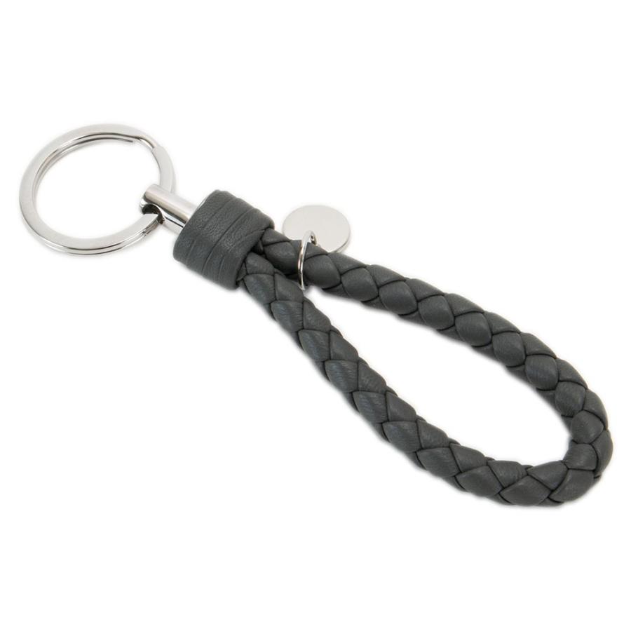 魅了 ボッテガヴェネタ キーリング ボッテガ Bottega Veneta メンズ キーホルダー レザー グレー V001d 8522 正規品 新品 ブランド プレゼント ギフト 安い Cataractresearch Org