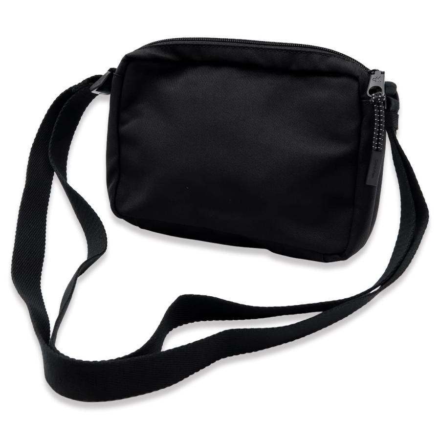 Calvin Klein CK カルバンクライン ショルダーバッグ BOLD CAMERA BAG LV04D3117G メンズ クロスボディ 斜め掛け コンパクト ナイロン ポーチ ブラック ロゴ_1