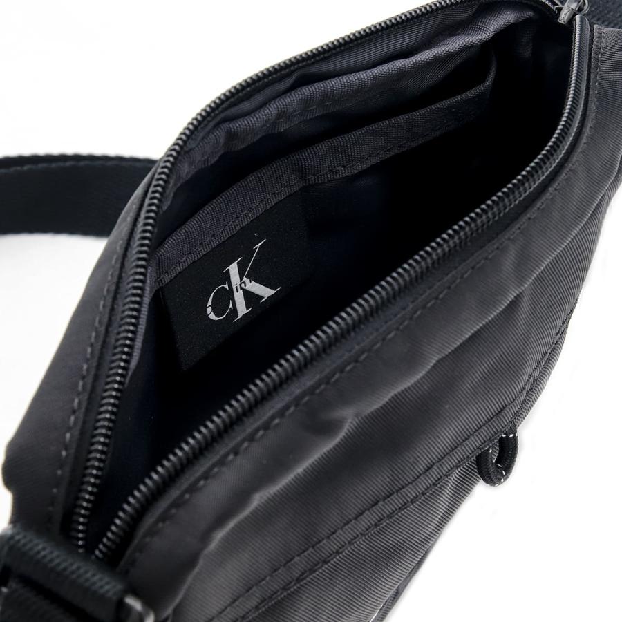 Calvin Klein CK カルバンクライン ショルダーバッグ BOLD CAMERA BAG LV04D3117G メンズ クロスボディ 斜め掛け コンパクト ナイロン ポーチ ブラック ロゴ_4