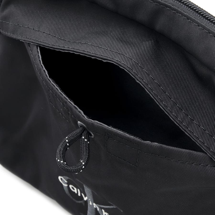Calvin Klein CK カルバンクライン ショルダーバッグ BOLD CAMERA BAG LV04D3117G メンズ クロスボディ 斜め掛け コンパクト ナイロン ポーチ ブラック ロゴ_6