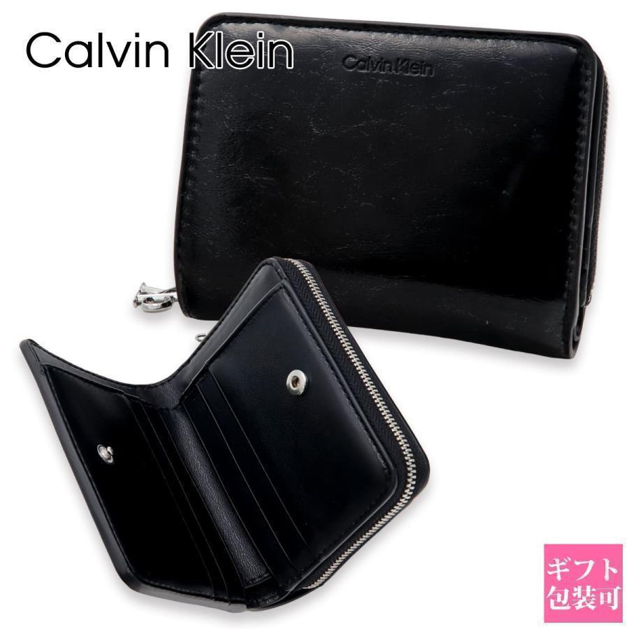 カルバンクライン Calvin Klein CK 長財布 METALLIC FLAP ZIP AROUND