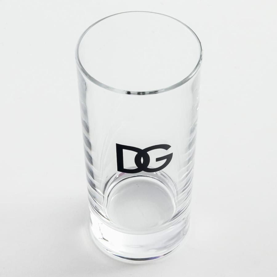ドルチェ＆ガッバーナ DOLCE\u0026GABBANA グラス セット 食器 おしゃれ DGロゴ ジュースグラス 2脚セット TCBS03TCAI2U0058 ドルガバ ペア_4