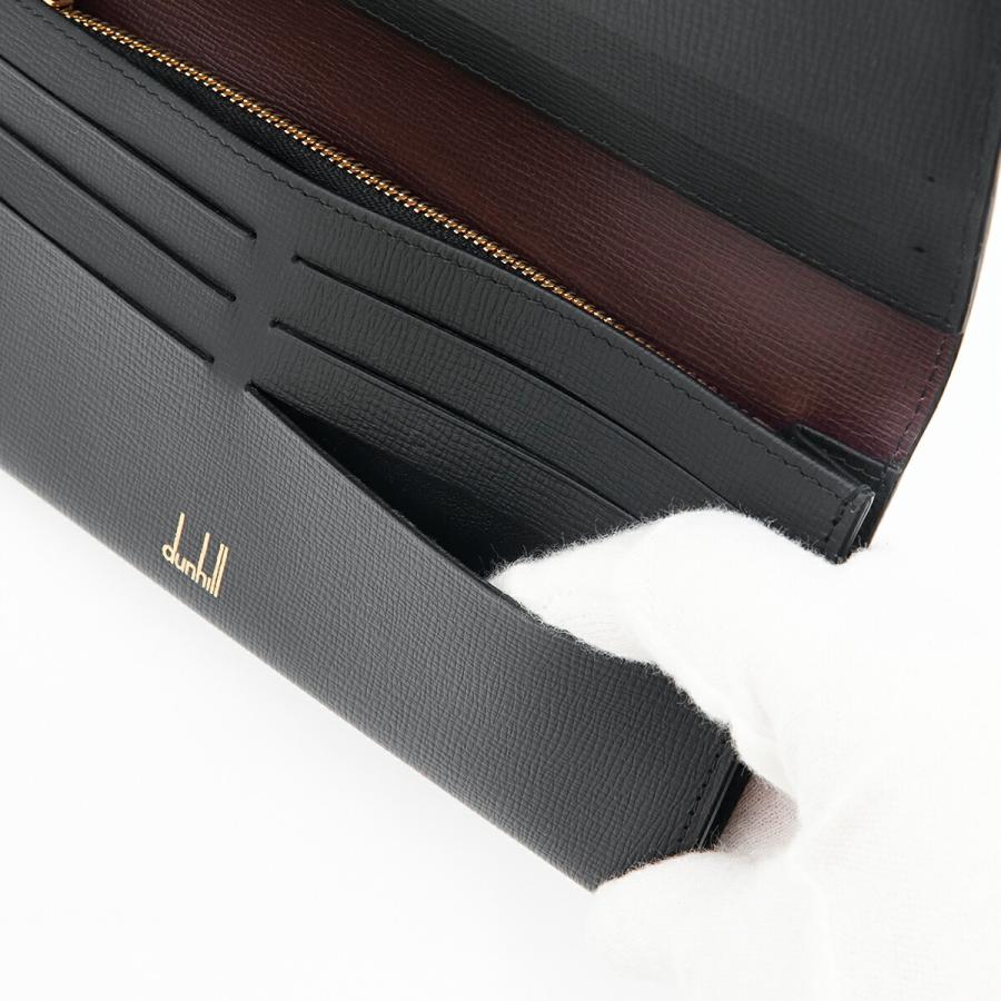 ダンヒル dunhill 財布 メンズ 二つ折り 長財布 BELGRAVE ベルグレーブ ブラック L2S810A プレゼント ギフトの画像