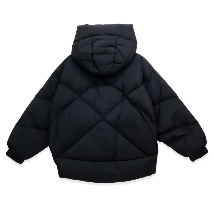 美品【DUNO】ダウン ペギー マットブラック 38 DUNO ダウンコート ダウンジャケット DUNO/デュノ PEGGIE(ペギー