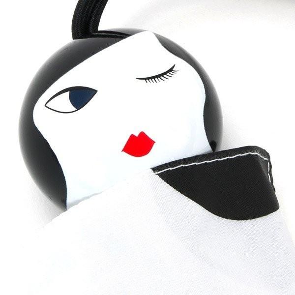 LULU GUINNESS ルルギネス 自動開閉 折りたたみ傘 プードル柄 FULTON（フルトン） 傘 折りたたみ傘 ルルギネス 正規品 LULU GUINNESS