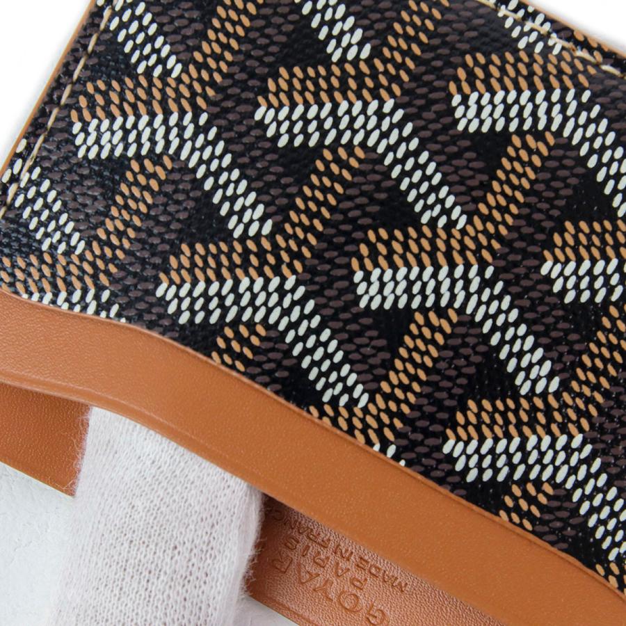 ゴーヤル　GOYARDケース ブラック・ブラウン GOYARD（ゴヤール） カードケース 正規品 レディース サン・シュルピス
