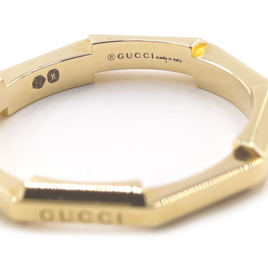 グッチ リング メンズ GUCCI 指輪 K18 レディース エングレービング