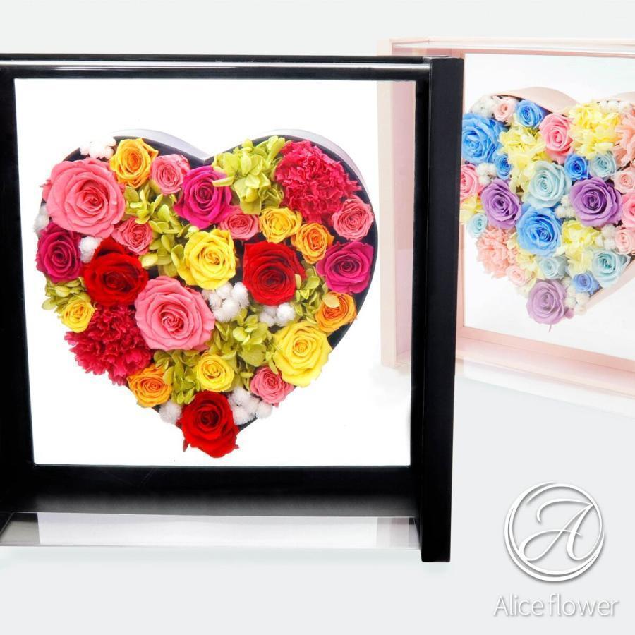 薔薇プリザーブドフラワーボックス　額縁入り　ウェルカムスペース 薔薇プリザーブドフラワーボックス 額縁入り ウェルカムス