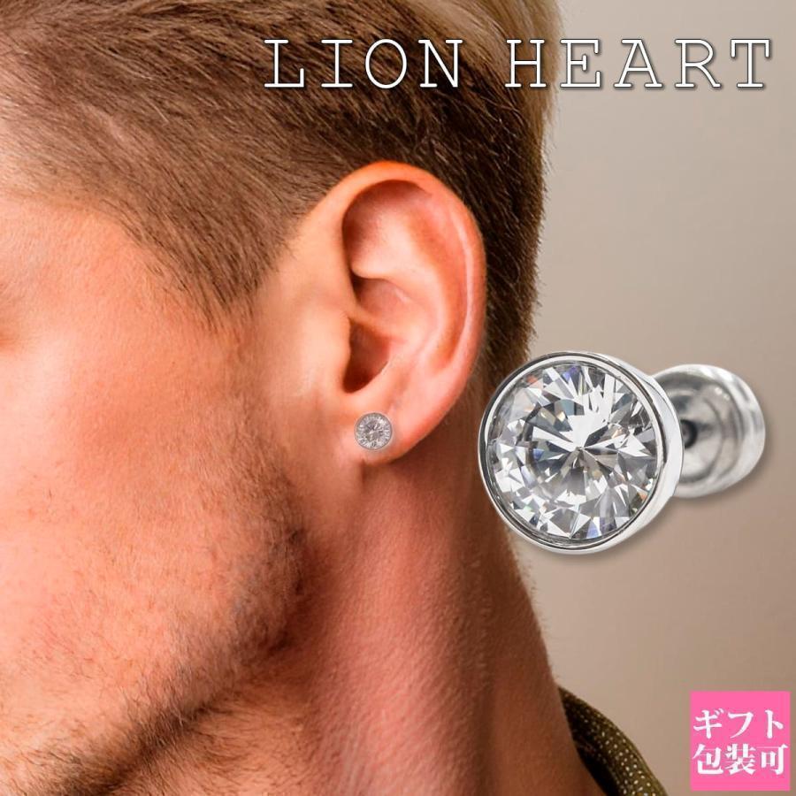 ライオンハート ピアス メンズ lion heartピアス シングル ライオンハート ピアス メンズ lion heartピアス シングル