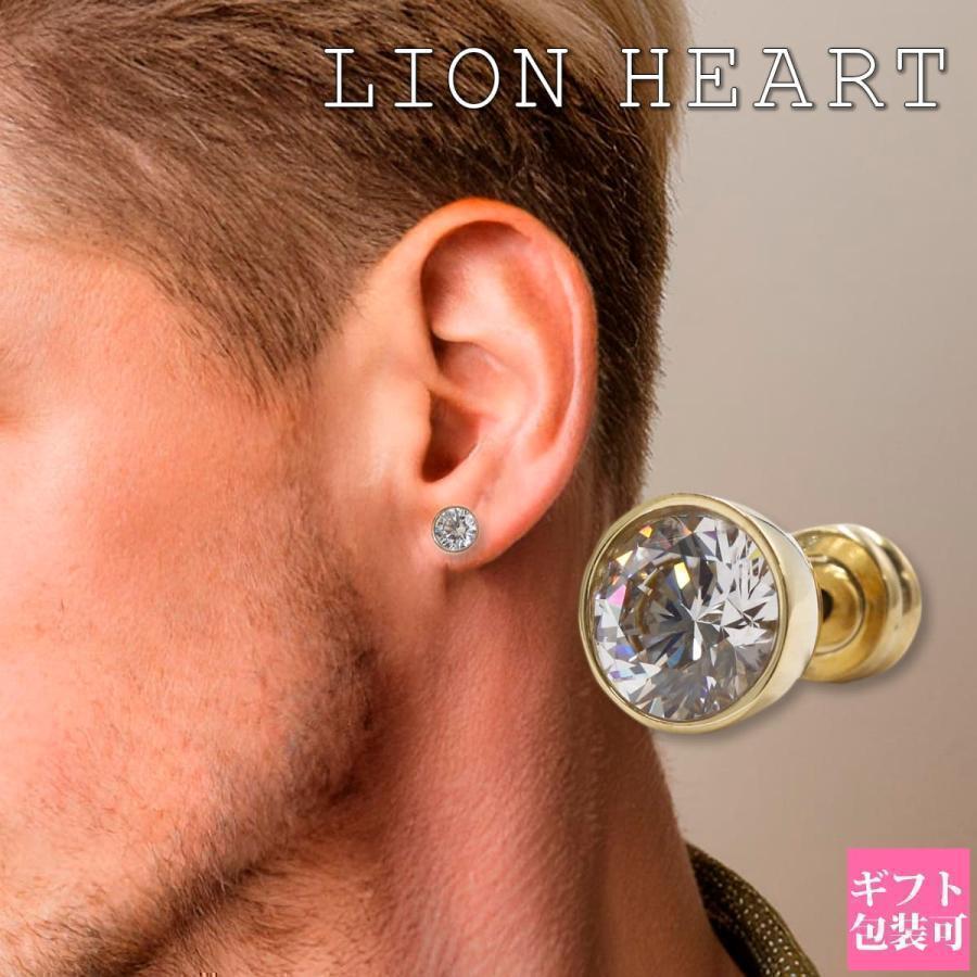 イオンハート ピアス メンズ lion heartピアス シングルスタッドピアス