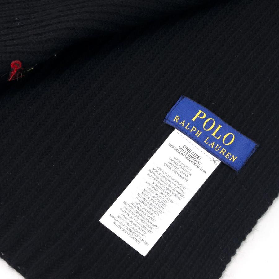 ラルフローレン マフラー レディース POLO RALPH LAUREN ポロベア 刺繍