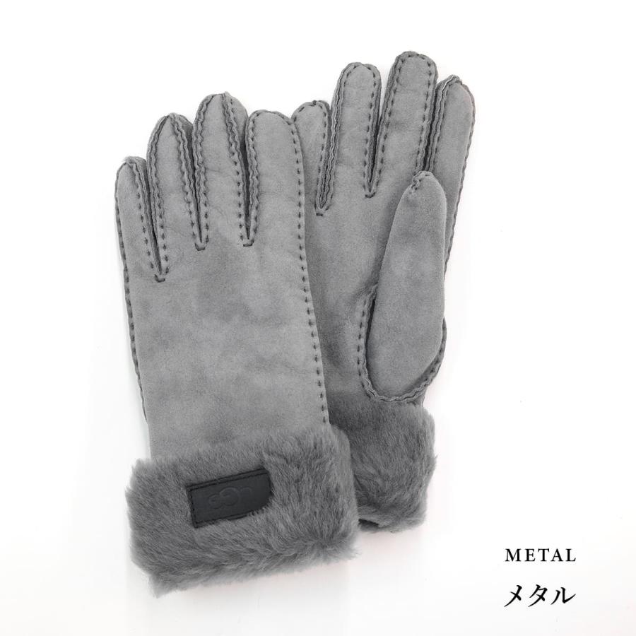UGG レディース 手袋 アグ カフ グローブ シープスキン ファー W TURN