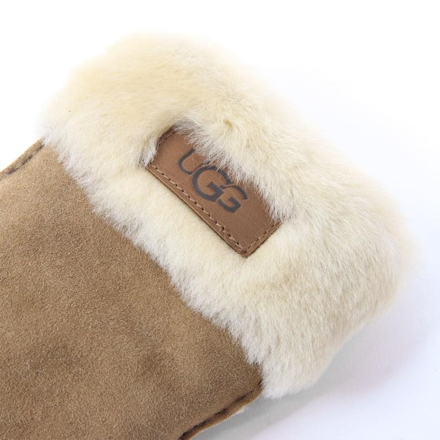 UGG レディース 手袋 アグ カフ グローブ シープスキン ファー W TURN