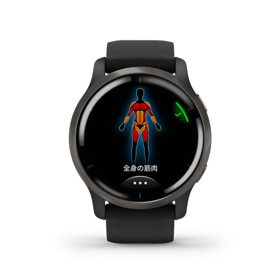 GARMIN ガーミン公式 スマートウォッチ GPS Venu 2 Black GARMIN ガーミン公式 スマートウォッチ GPS Venu 2 Black