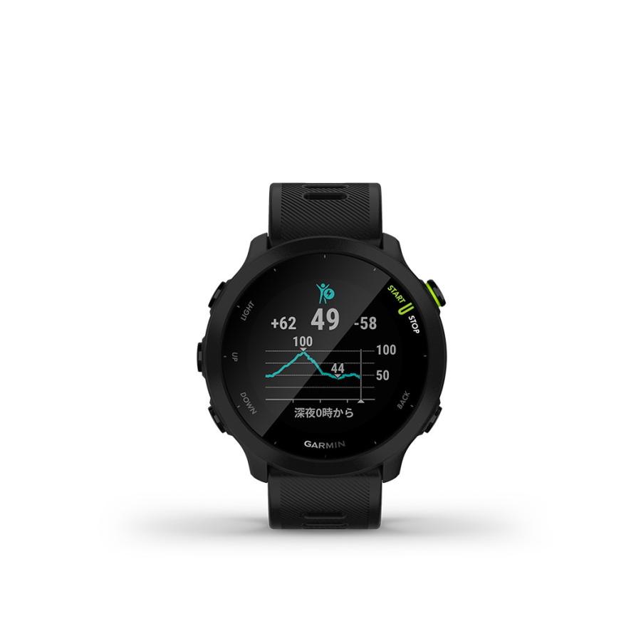 GARMIN(ガーミン) ForeAthlete 55 Black 心拍 歩数 防水 軽量【日本正規品】｜garmin-official｜02