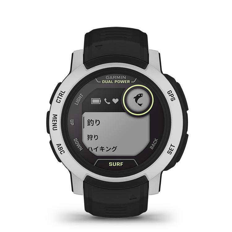 ソーラー充電モデル ガーミン公式直販 Instinct 2 Dual Power Surf 