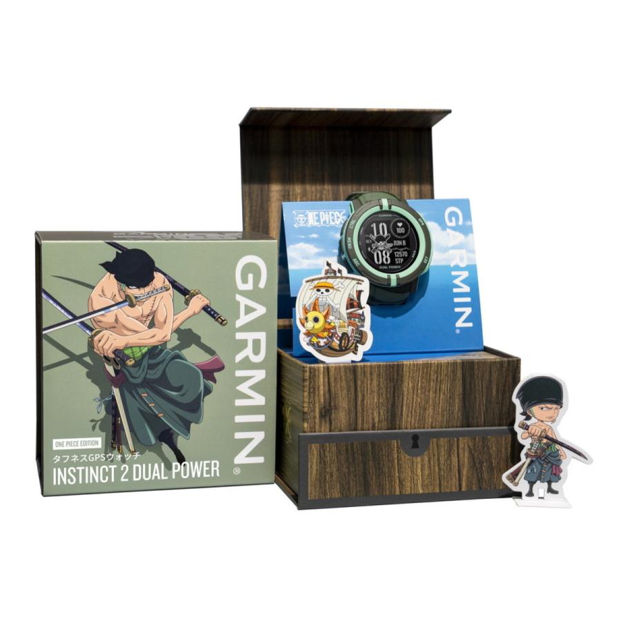 Garmin ガーミン メーカー直販 Instinct 2 Dual Power One Piece Zoro ワンピース ゾロ コラボウォッチ おすすめ
