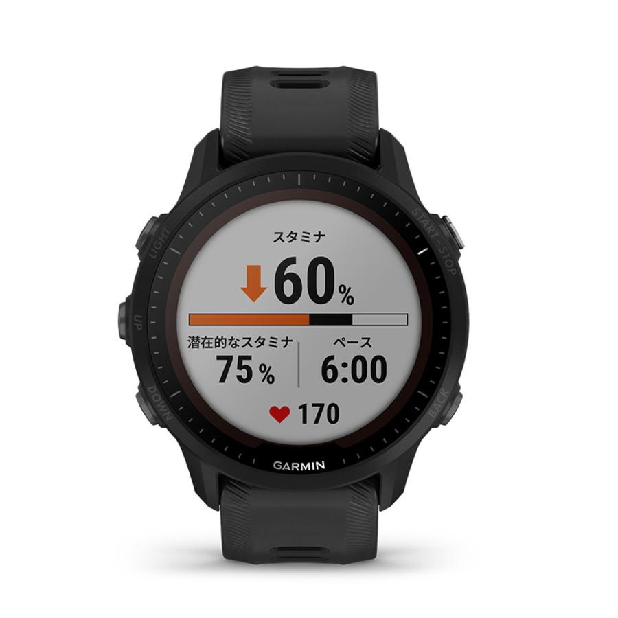 ソーラー充電モデル ガーミン公式直販 Forerunner 955 Dual Power ランニングウォッチ Black 日本正規品｜garmin-official｜20