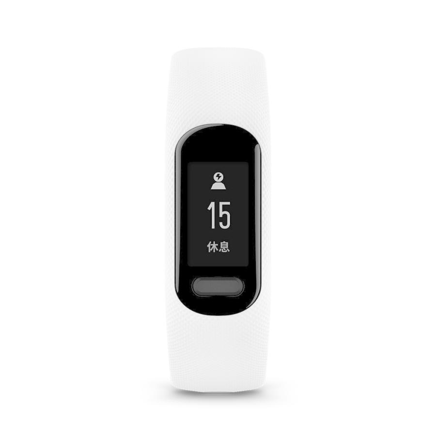 vivosmart GARMIN(ガーミン) 公式 5 White S/M バンド型スマート