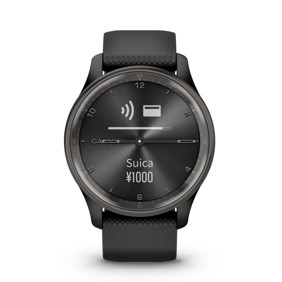 GARMIN(ガーミン) vivomove Trend Black / Slate 【日本正規品】｜garmin-official｜02