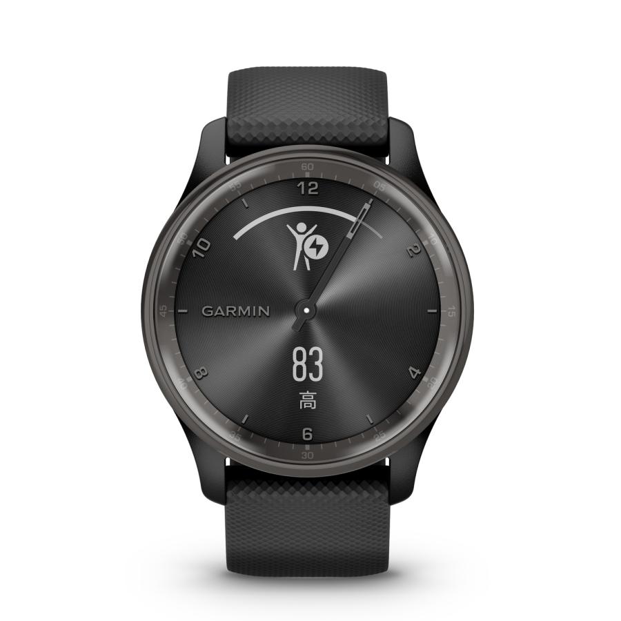 GARMIN(ガーミン) vivomove Trend Black / Slate 【日本正規品】｜garmin-official｜03