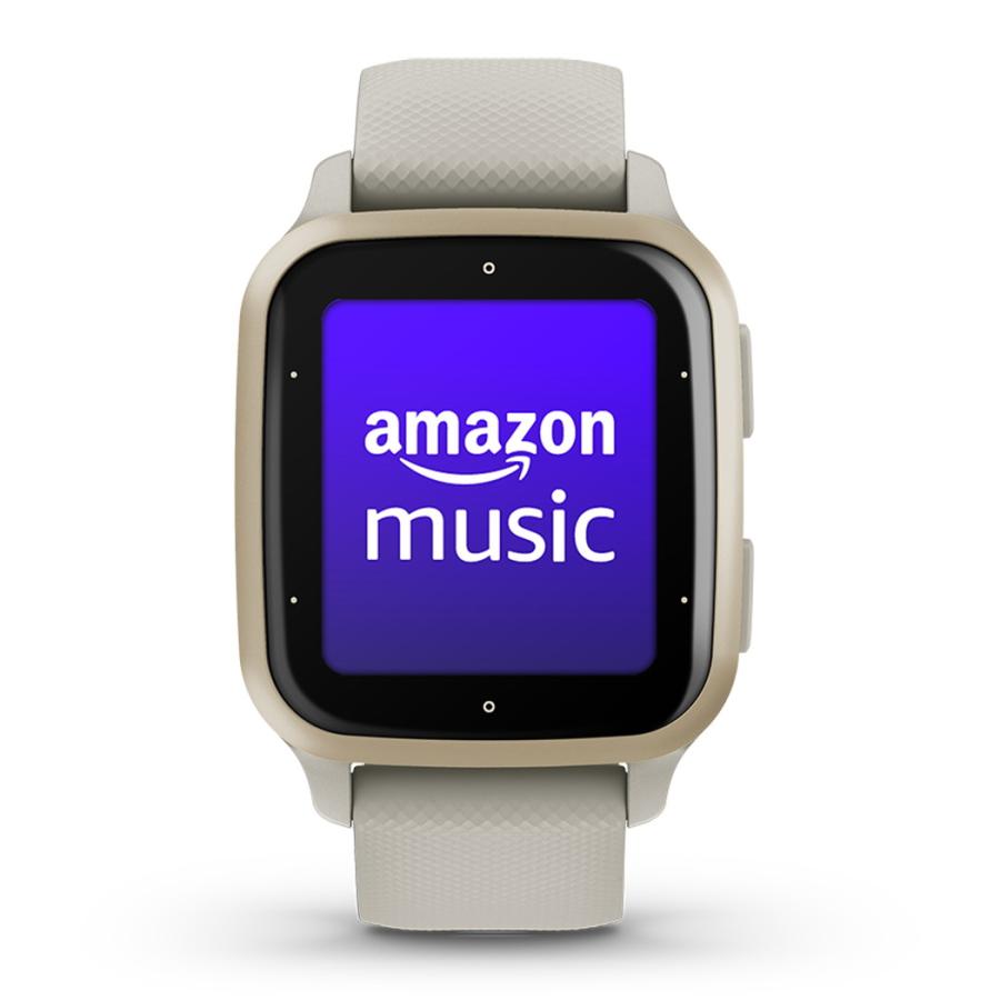 GARMIN（ガーミン） Venu Sq 2 Music, French Gray/Cream Gold