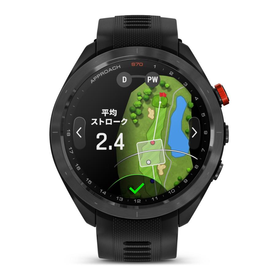 【数量限定セット販売】ガーミン(GARMIN) Approach S70 47mm Black / Approach CT10 （3個入り）バンドル ゴルフウォッチ【日本正規品】｜garmin-official｜11