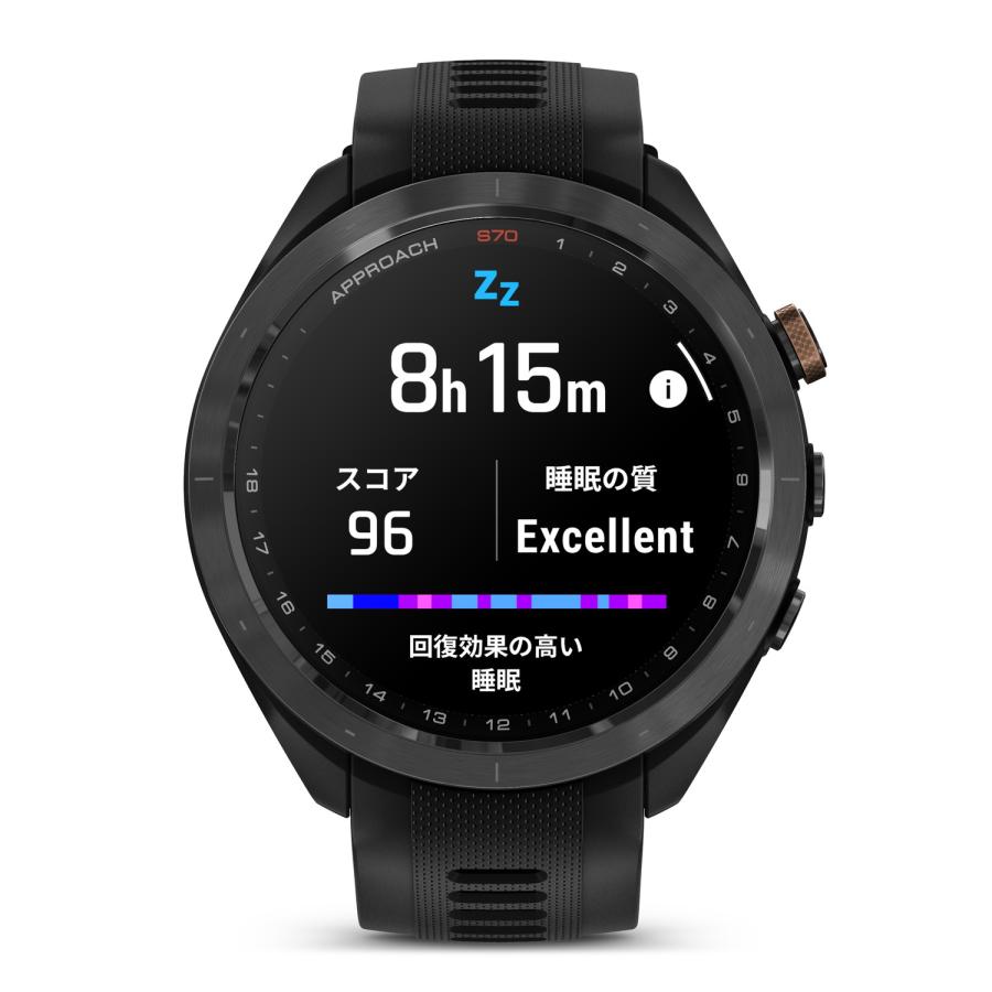 GARMIN ガーミン(GARMIN) Approach S70 47mm Black Bronze GARMIN ガーミン(GARMIN) Approach S70 47mm Black Bronze