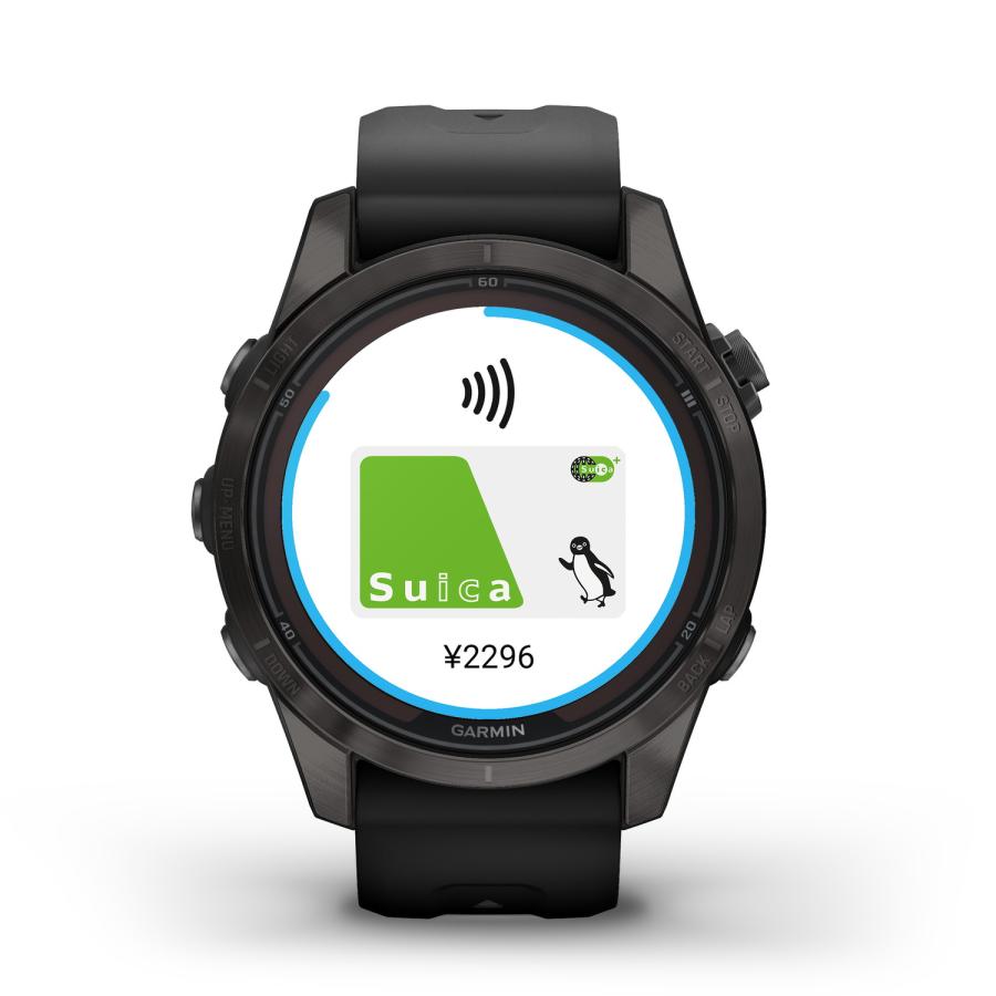 ガーミン(GARMIN) fenix 7S Pro Sapphire Dual Power Ti Carbon Gray 